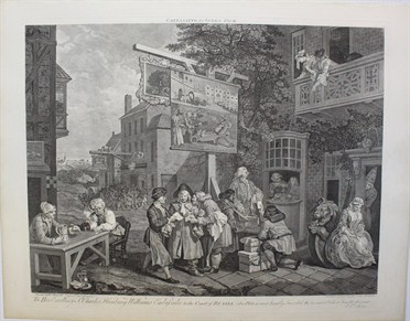 Canvassing for votes_Plate II - William Hogarth
