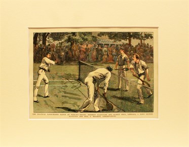 Lawn-tennis match